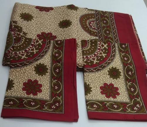 BEDSHEET JAIPUR PRINTED 90X108 2 PILLOW COVER